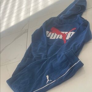 Puma Kids Blue Tracksuit set